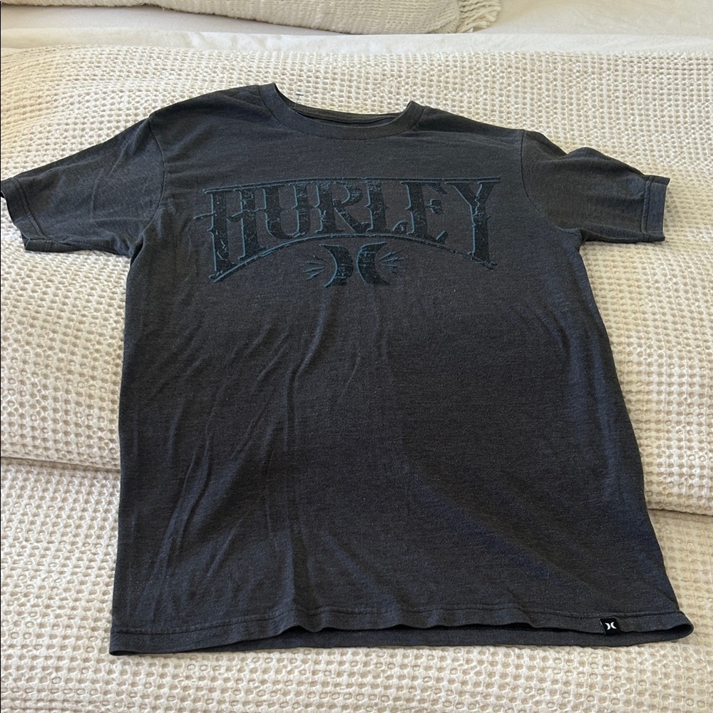 Hurley Black Short-Sleeve Logo Tee
